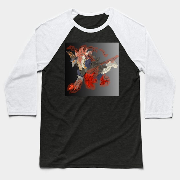 Monster Hunter Stygian Zinogre Baseball T-Shirt by Ryztalys art shack